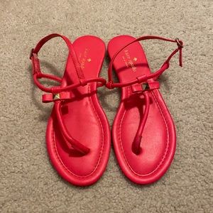 KATE SPADE pink stud sandals